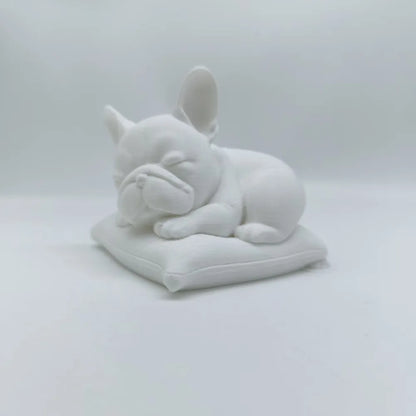 Sleeping French Bulldog Sculpture