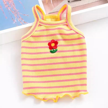 Fashion Dog Vest Suspender Shirt