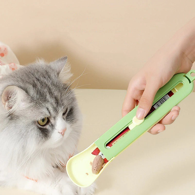 Cat Strip Squeeze Spoon