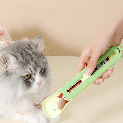 Cat Strip Squeeze Spoon