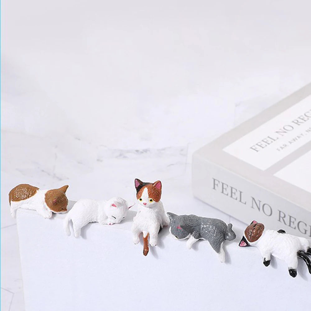 5-Pack Cute Cat Decoration