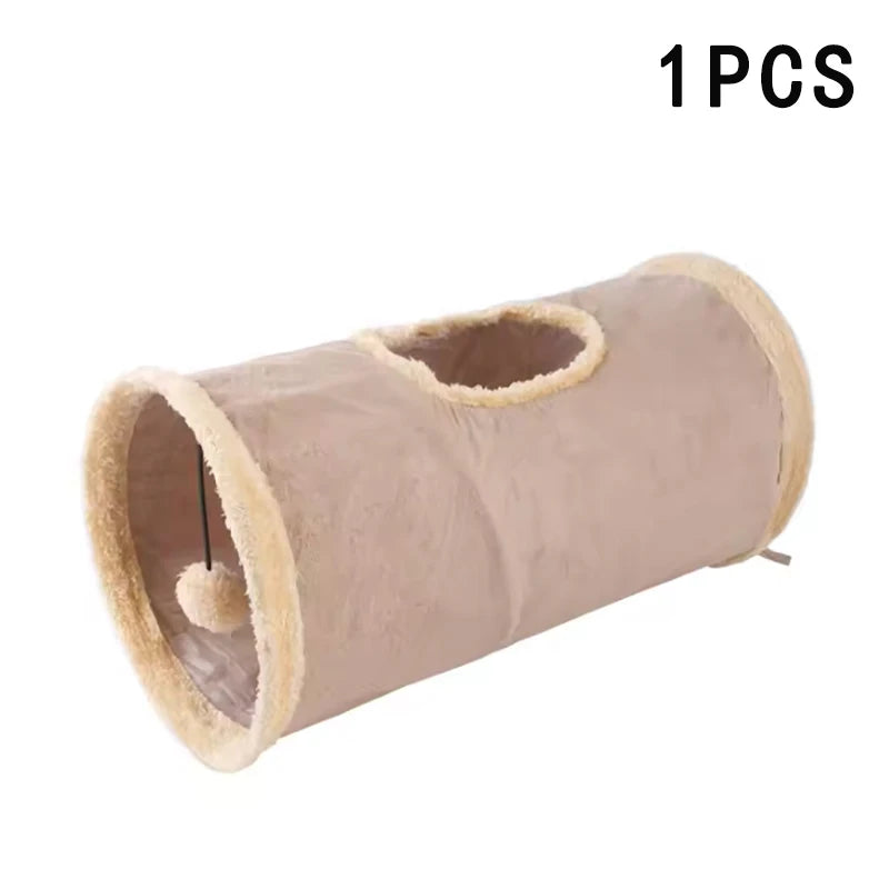 Plush Cat Tunnel Toy