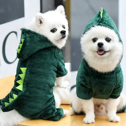 Cute Dinosaur Dog Hoodie