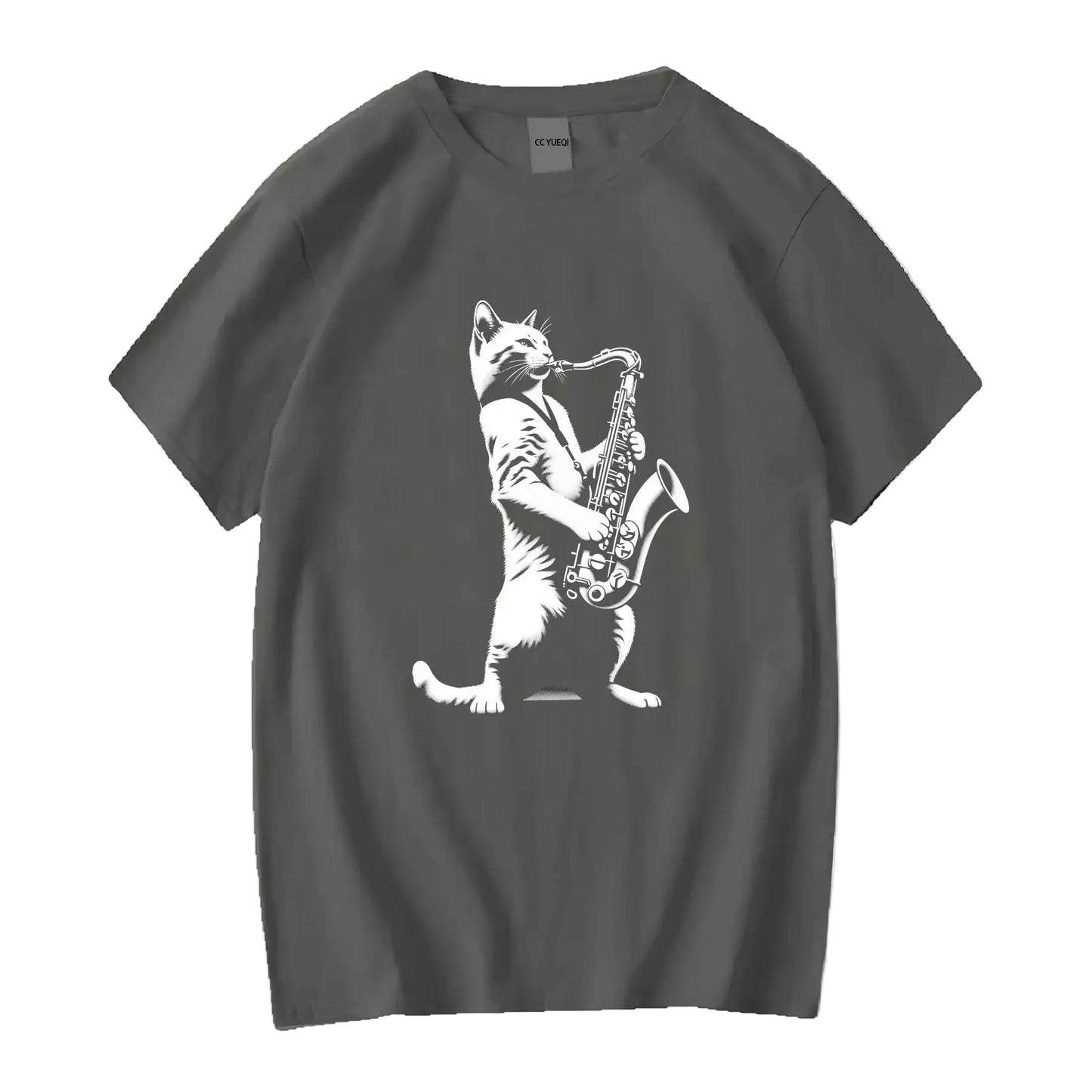Cat Playing Saxophone Shirt