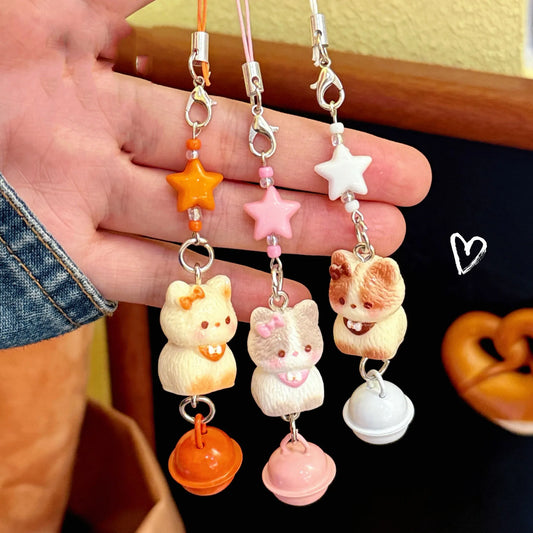 Pendentif chaîne de téléphone chat mignon