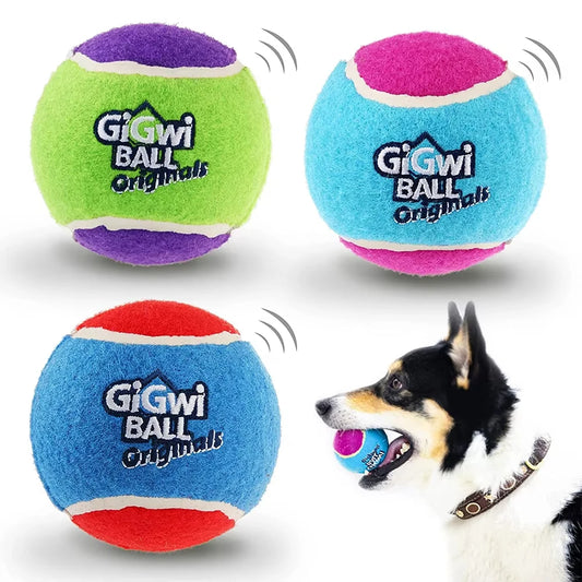 GiGwi Squeaky Tennis Ball