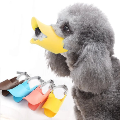 Adjustable Silicone Duck Dog Muzzle