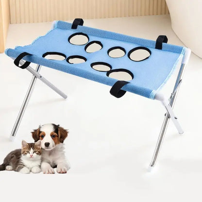 Pet Grooming With Support Frame