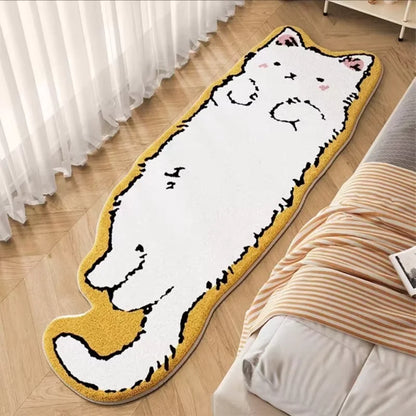 Cat Long Carpet Fluffy Bedside