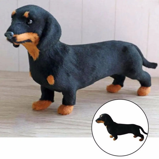 Standing Dachshund Plush Figurine