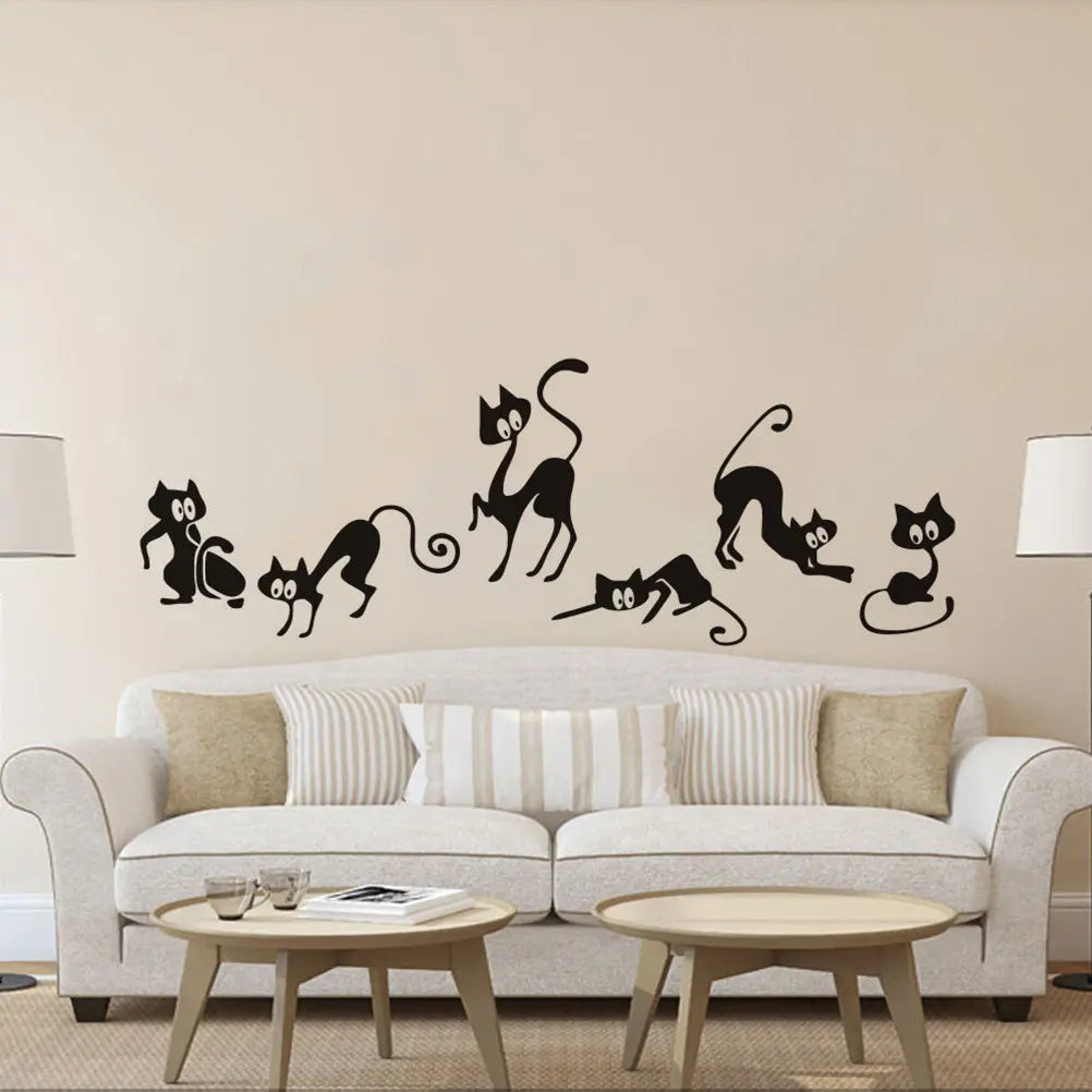 Cats Funny Wall Sticker