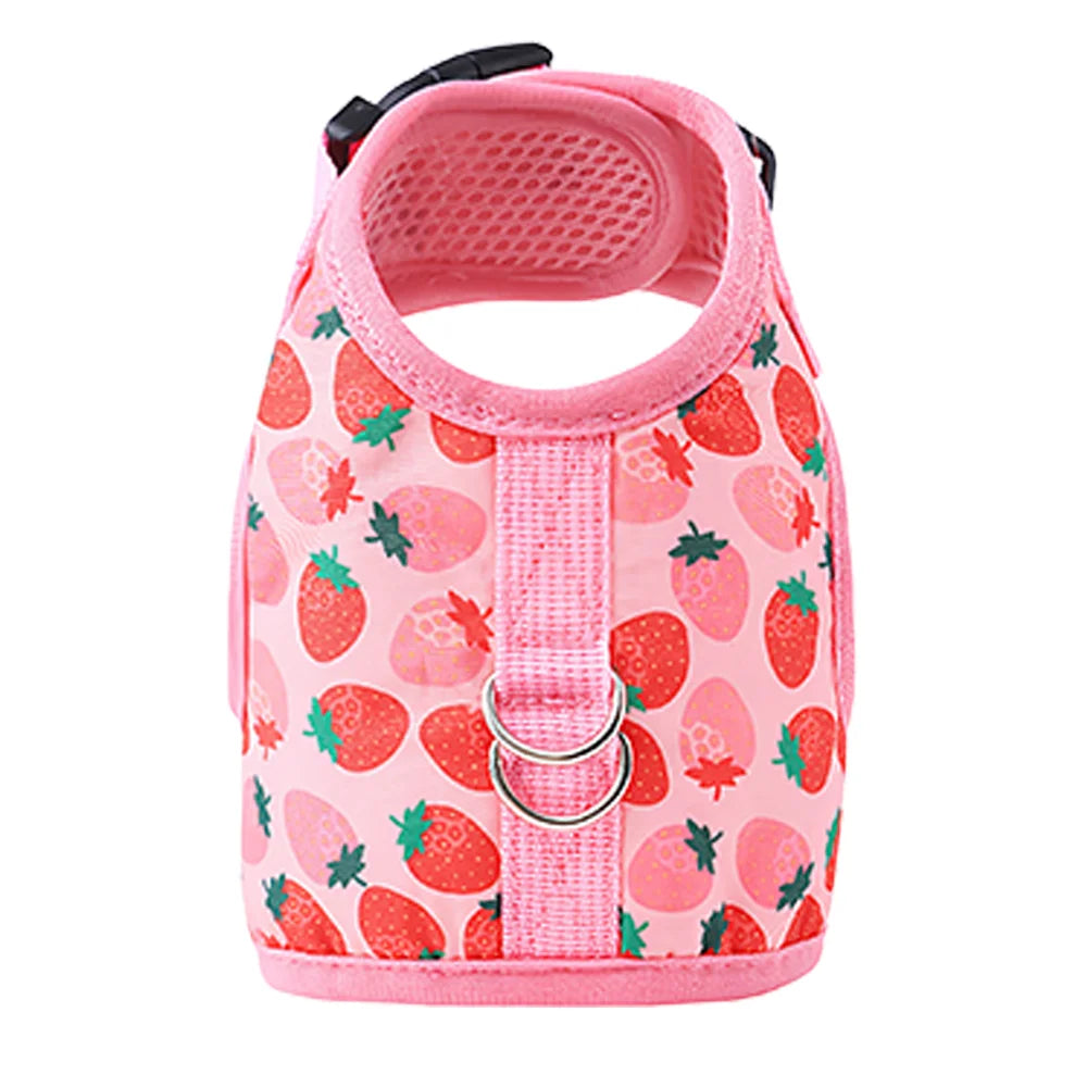 Cat Harness Vest with Reflective Stripes