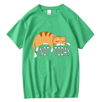 Nicht heute“ Lustiges Katzenshirt