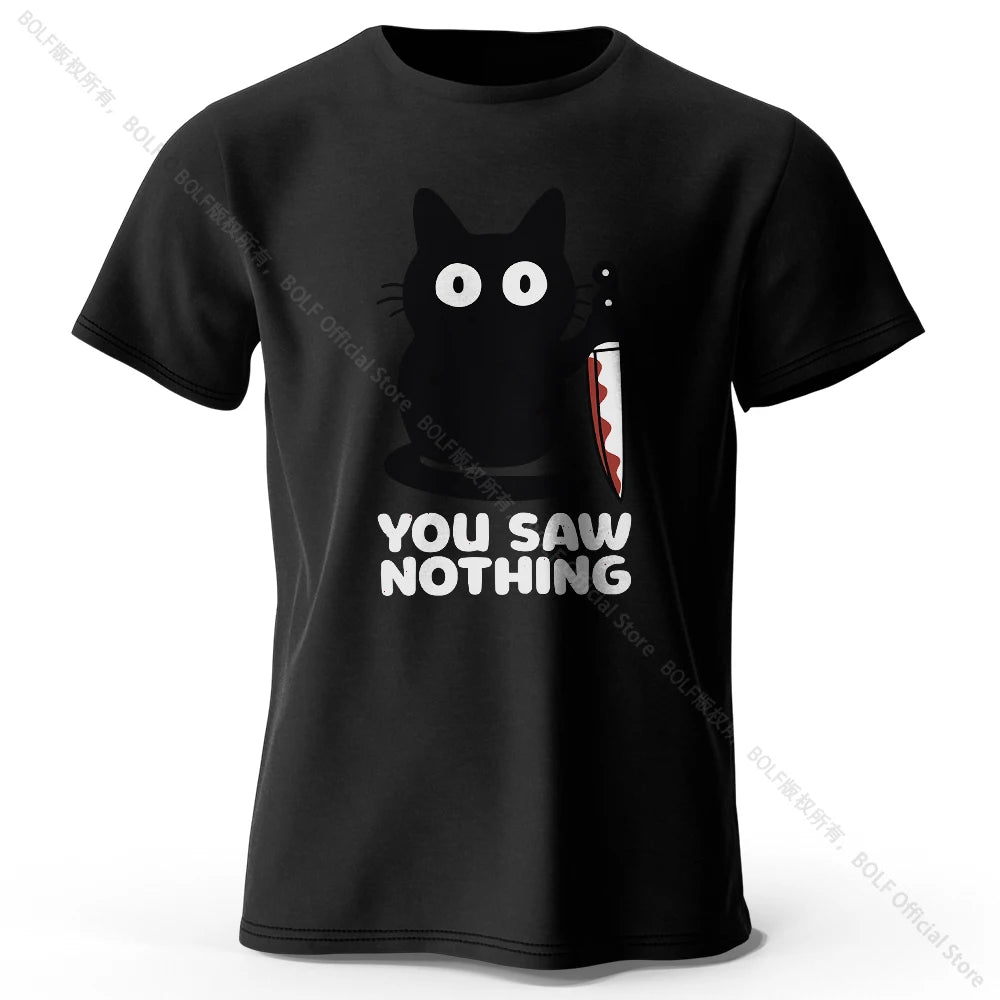 Vous n’avez rien vu chemise de chat