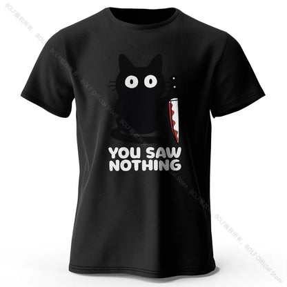 Vous n’avez rien vu chemise de chat