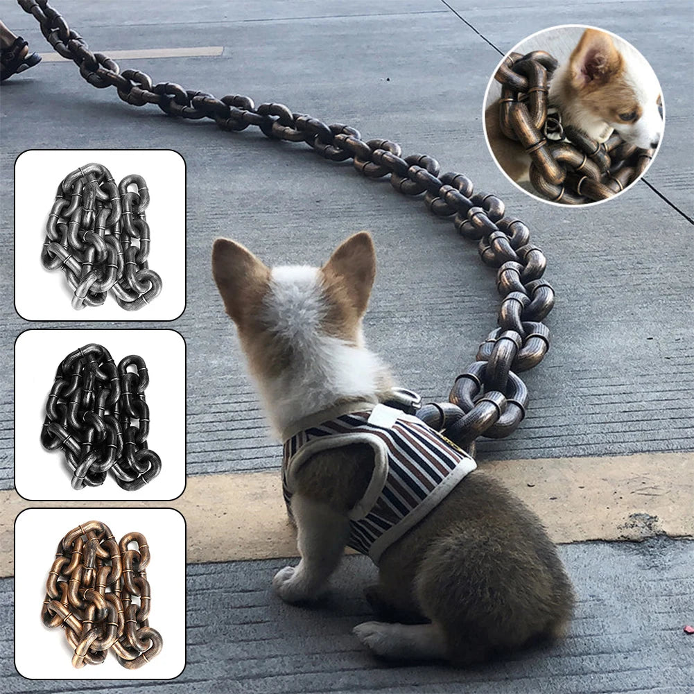 Simulation Chain Pet Leash