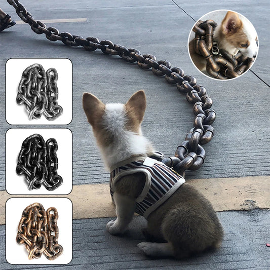 Simulation Chain Pet Leash