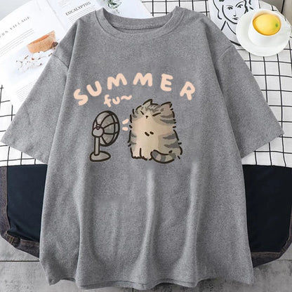 Summer Cat Mood Shirt