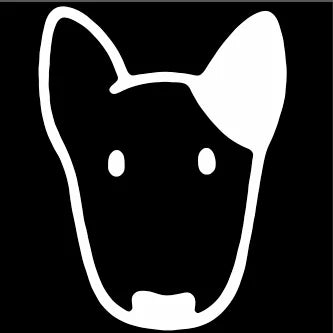 4pcs/Set Cute Bull Terrier Vinyl Sticker
