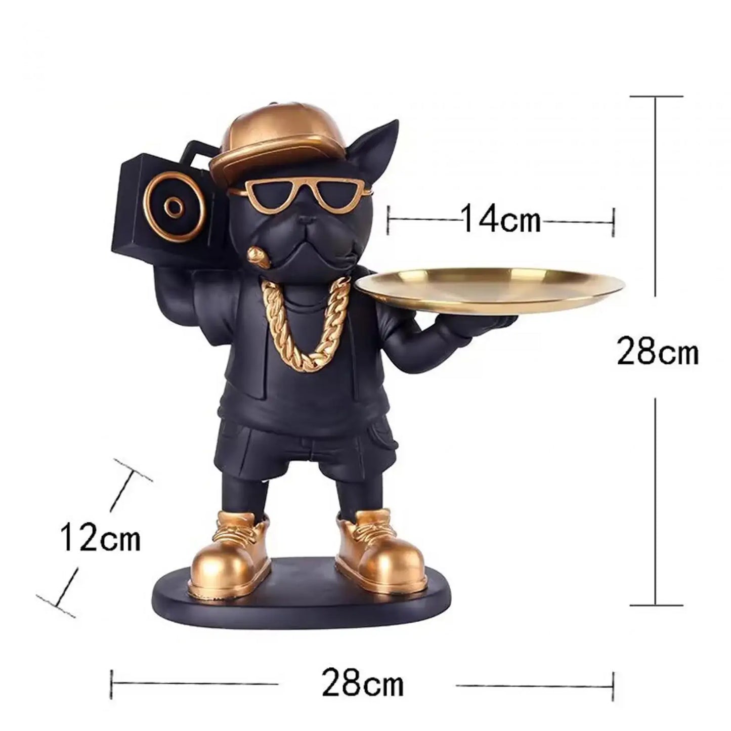 Hip-Hop French Bulldog Tray