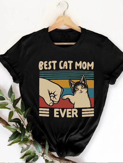 Camiseta A Melhor Mãe Gato de Todos os Tempos