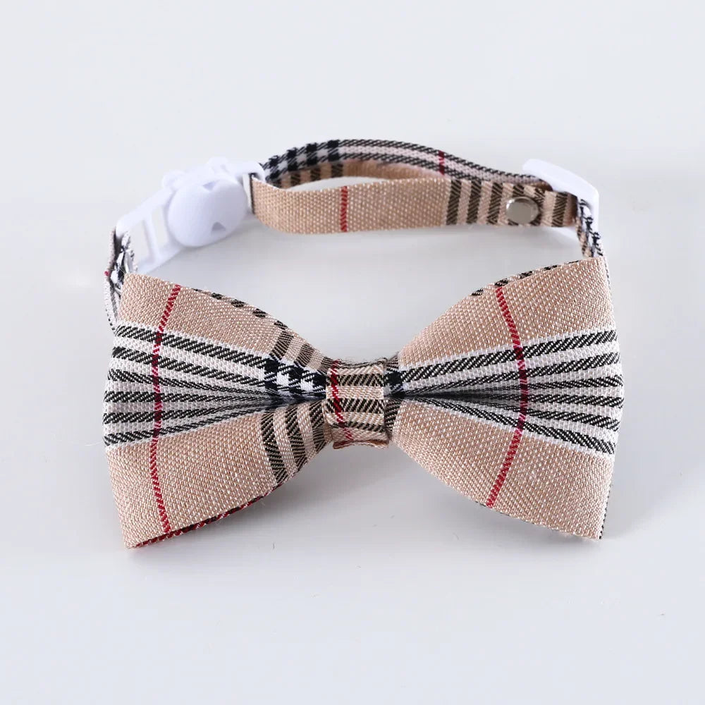 Bow Tie Cat Collar with Bell