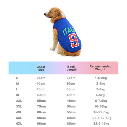 National Team Dog Soccer Jersey