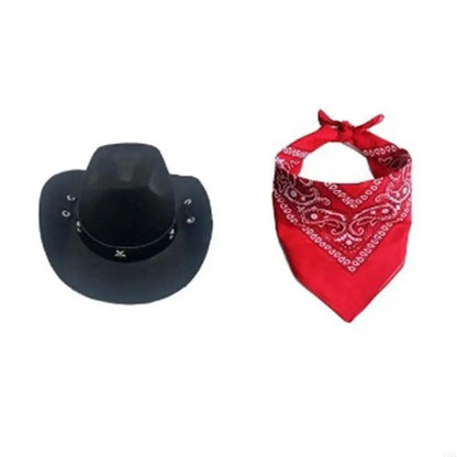 Conjunto de cowboy de estimação do Velho Oeste
