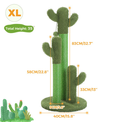 Cactus Cat Sisal Scratching Post
