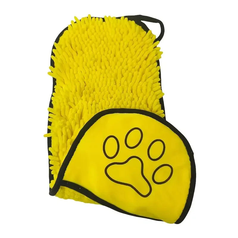 Toalla de baño para mascotas de chenilla