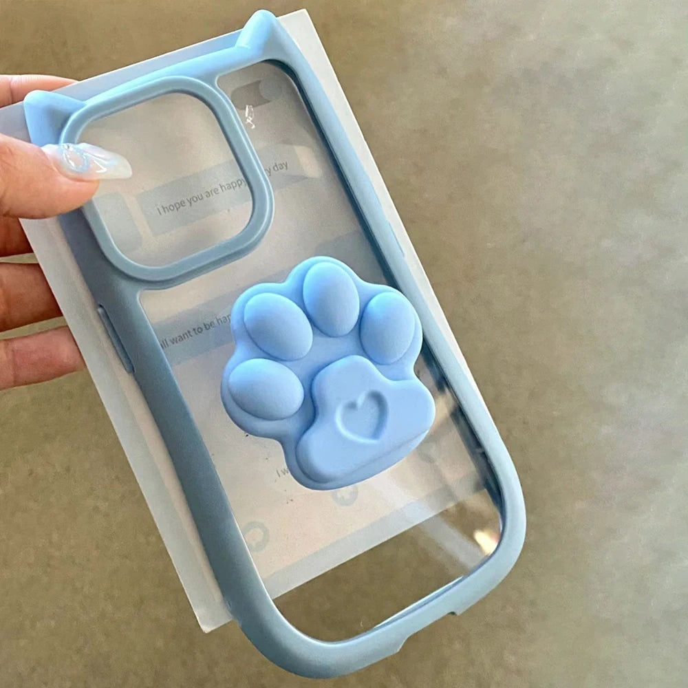 Cute 3D Cat Ear iPhone Case