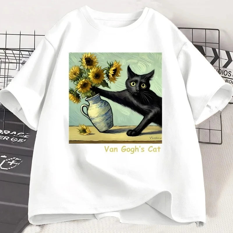 Van Gogh’s Cat Shirt