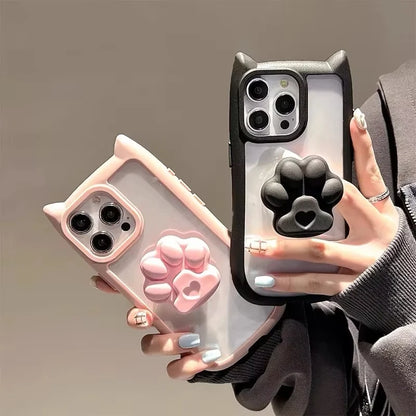 Cute 3D Cat Ear iPhone Case
