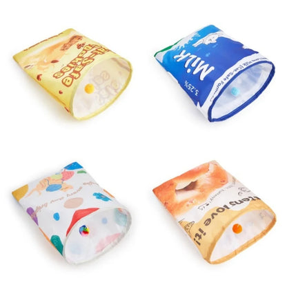 Colorful Cat Tunnel Toy