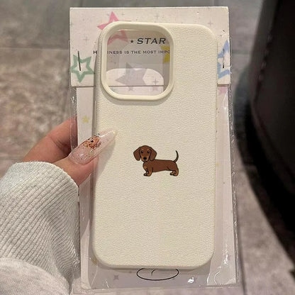 เคสโทรศัพท์สุนัขดัชชุนสไตล์มินิมอล