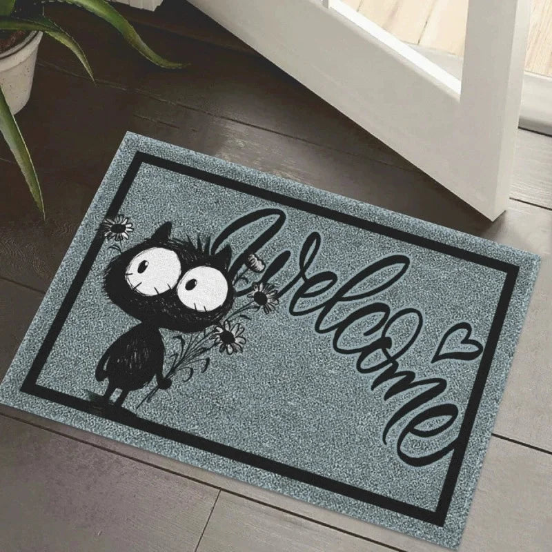 Welcome Carpet Cat Themed