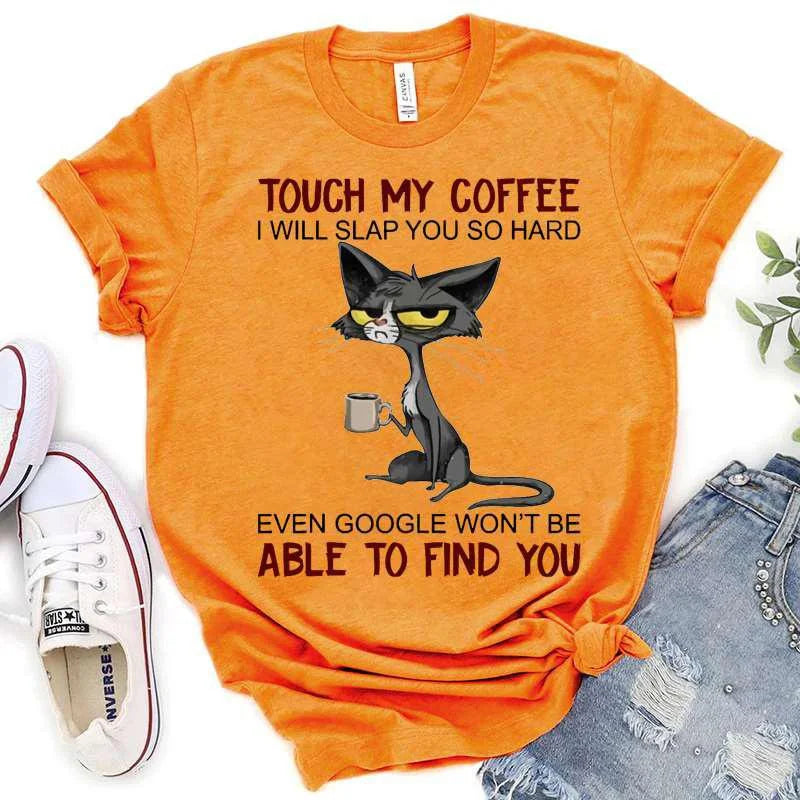 Cat Phrase Cotton Shirt