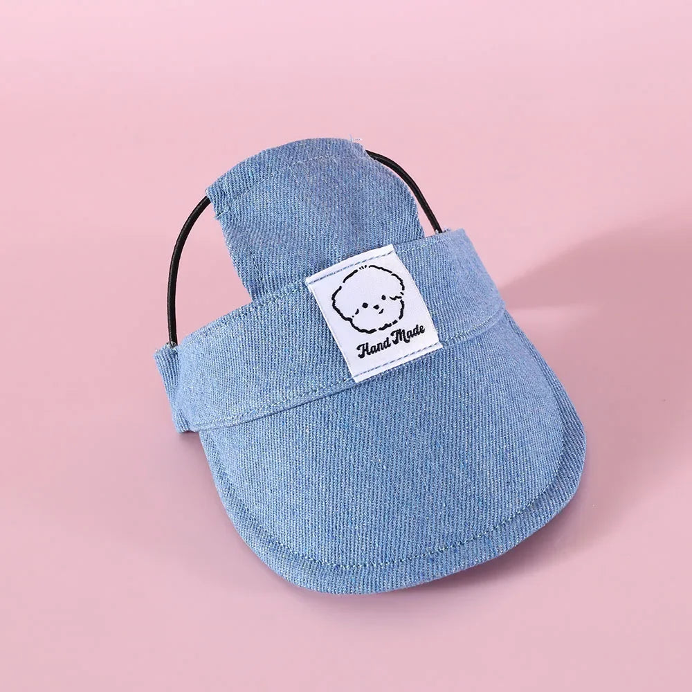 Adjustable Dog Baseball Cap with Ear Openings