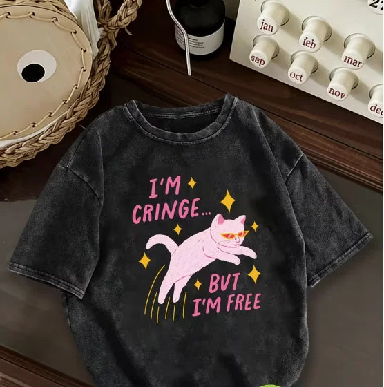 T-Shirt Dancing Cat Star