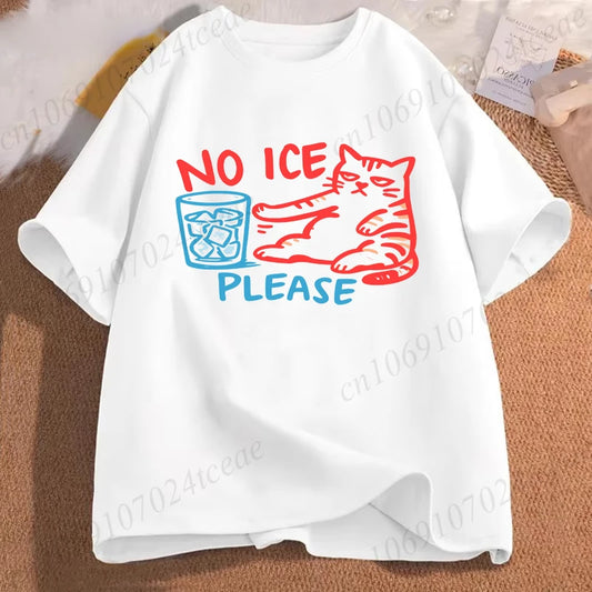 No Ice Please Cat Shirt