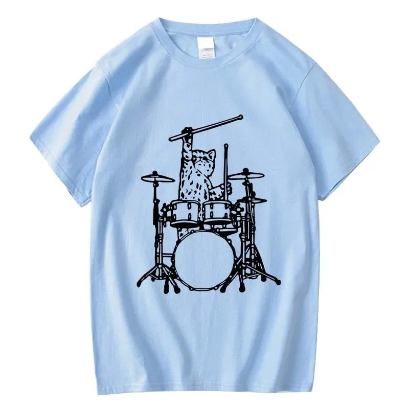เสื้อยืดแมวเพลงตลก