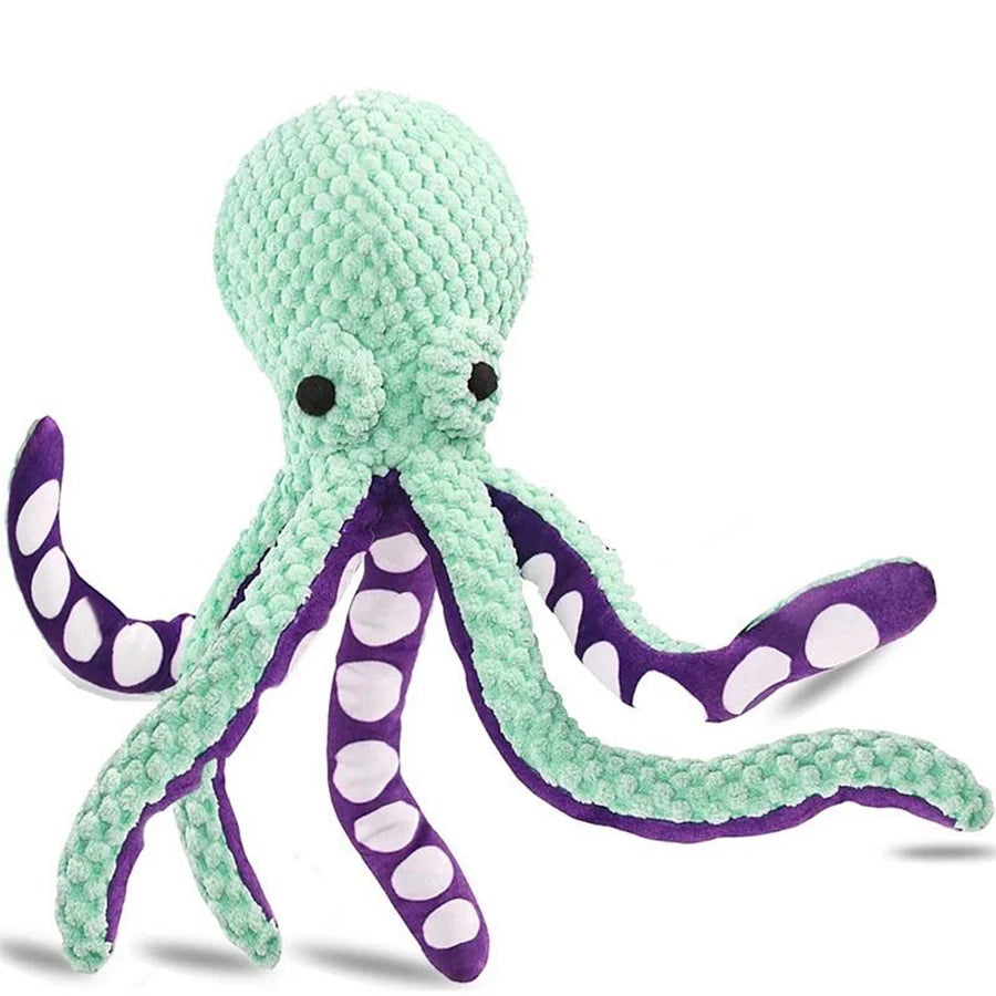 ペットのタコのぬいぐるみ
