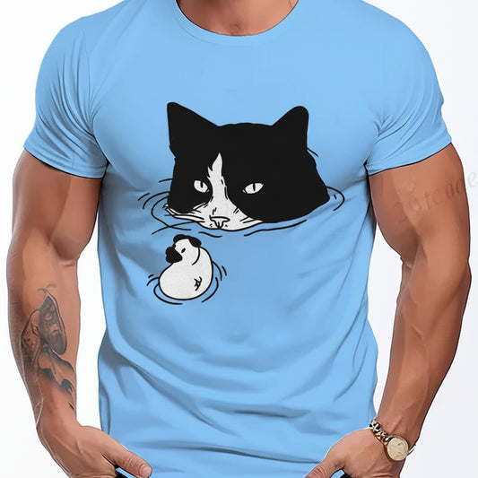 Cat in the Bath Shirt