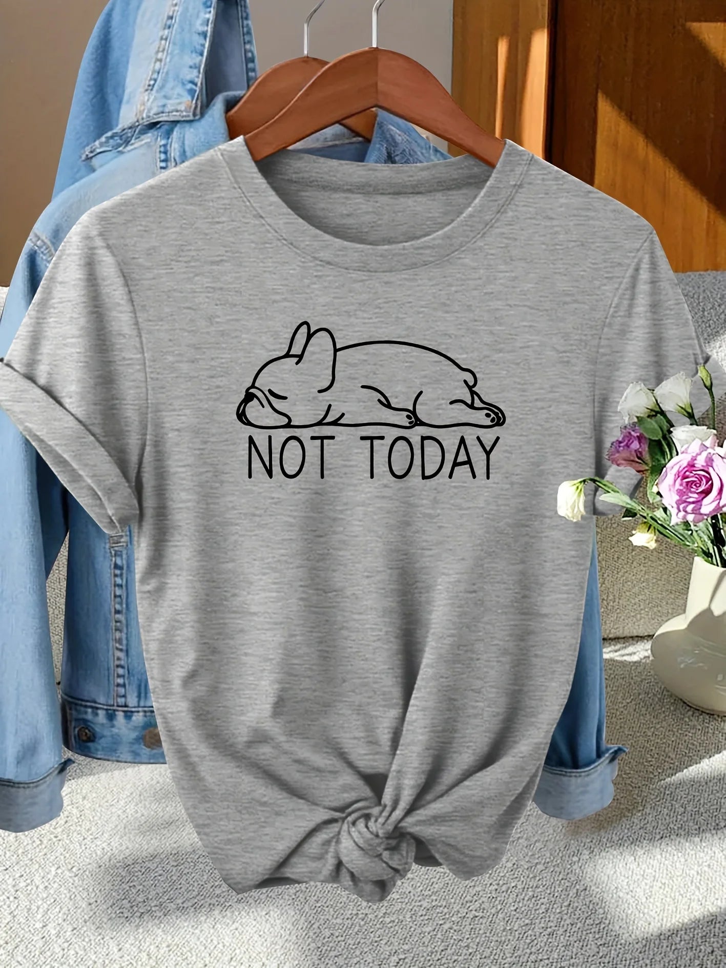 French Bulldog “Not Today” T-Shirt