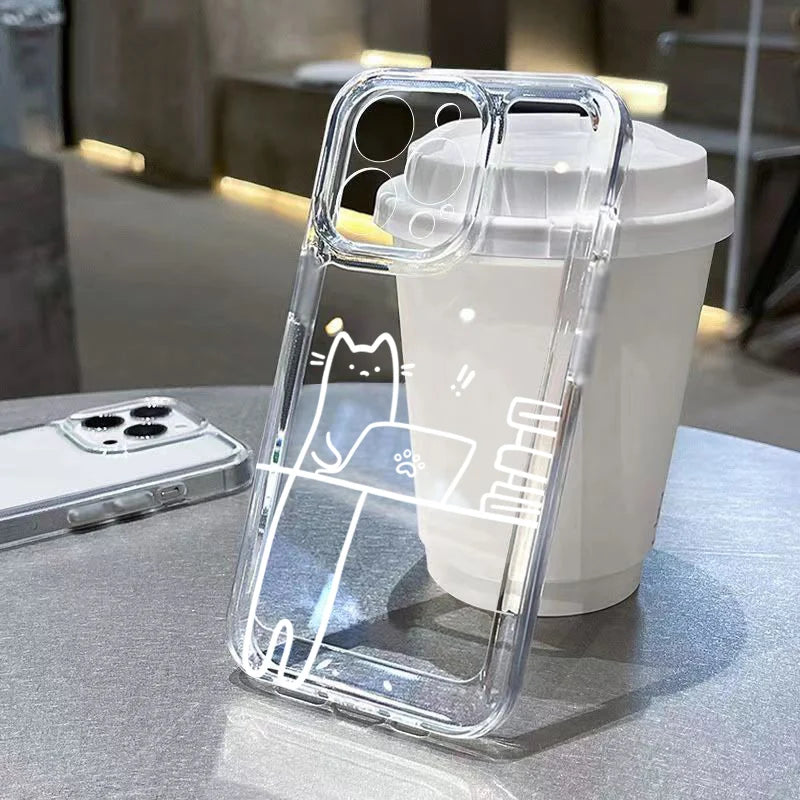 Cat Soft Clear iPhone Case
