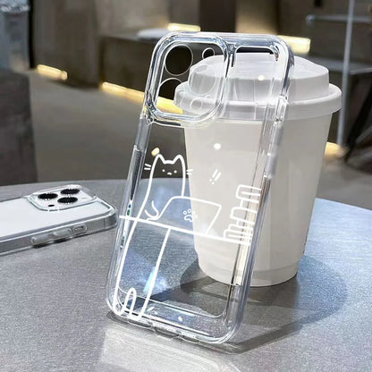 Cat Soft Clear iPhone Case