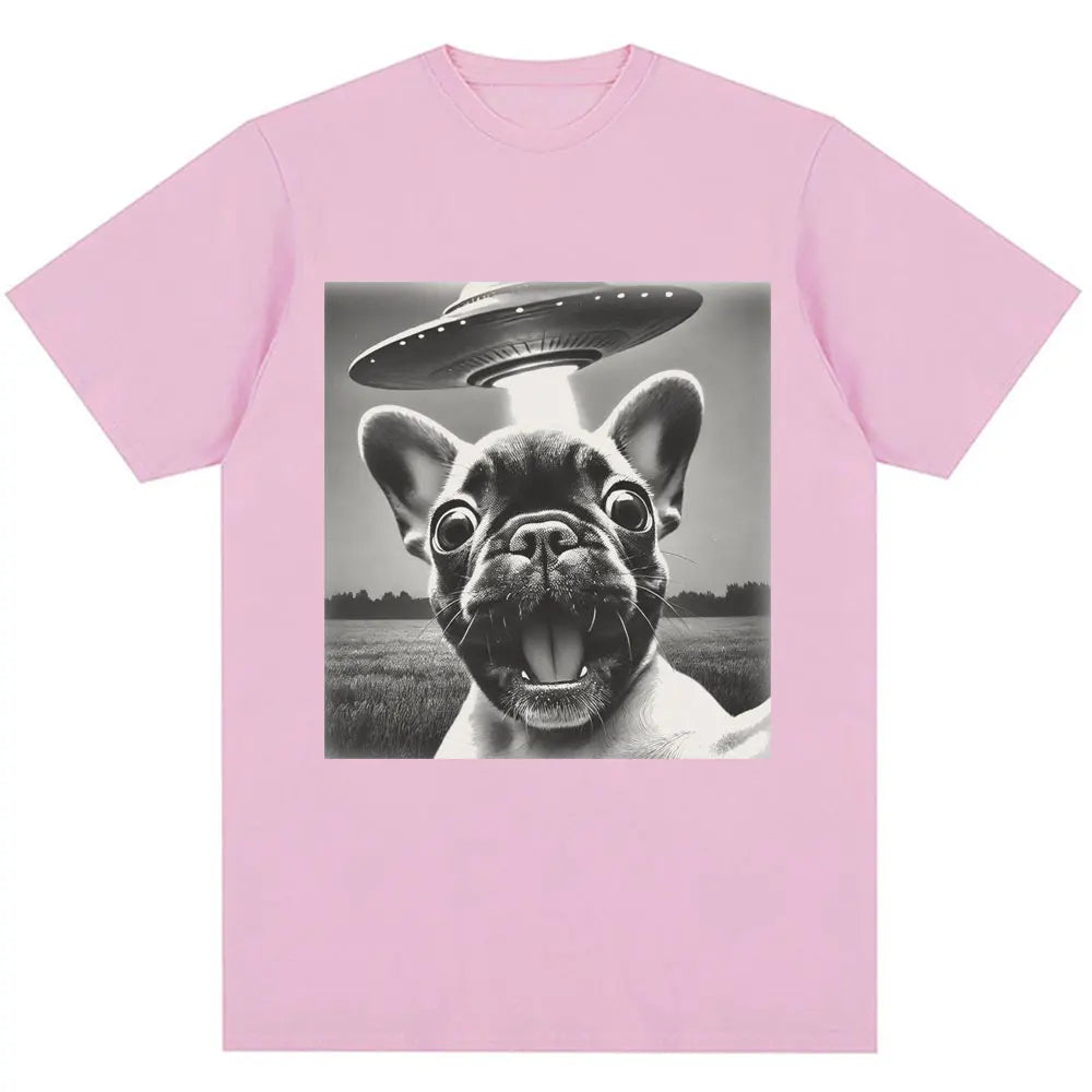 French Bulldog UFO Encounter Tee
