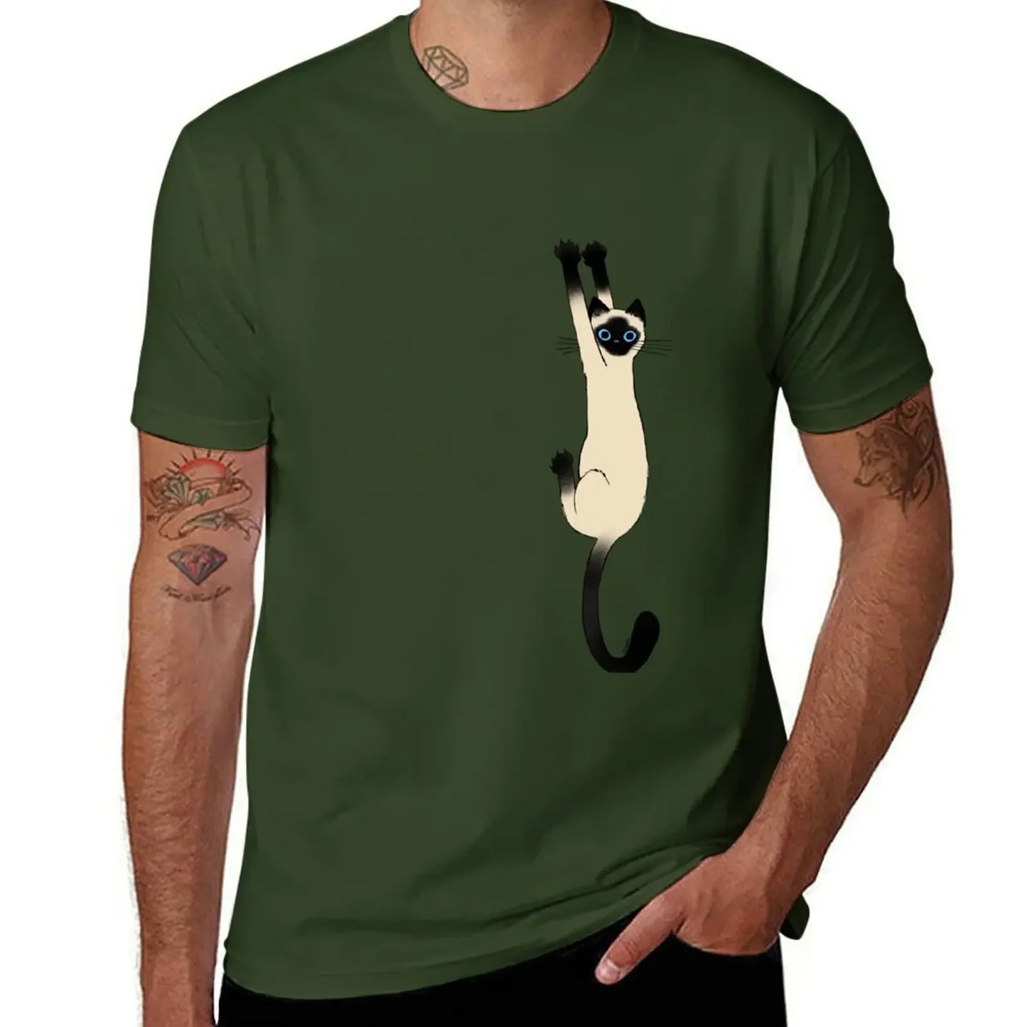 Siamese Cat Theme T-Shirt