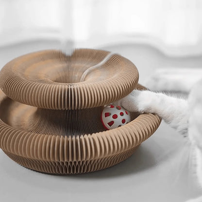 Cat Scratcher with Bell & Catnip