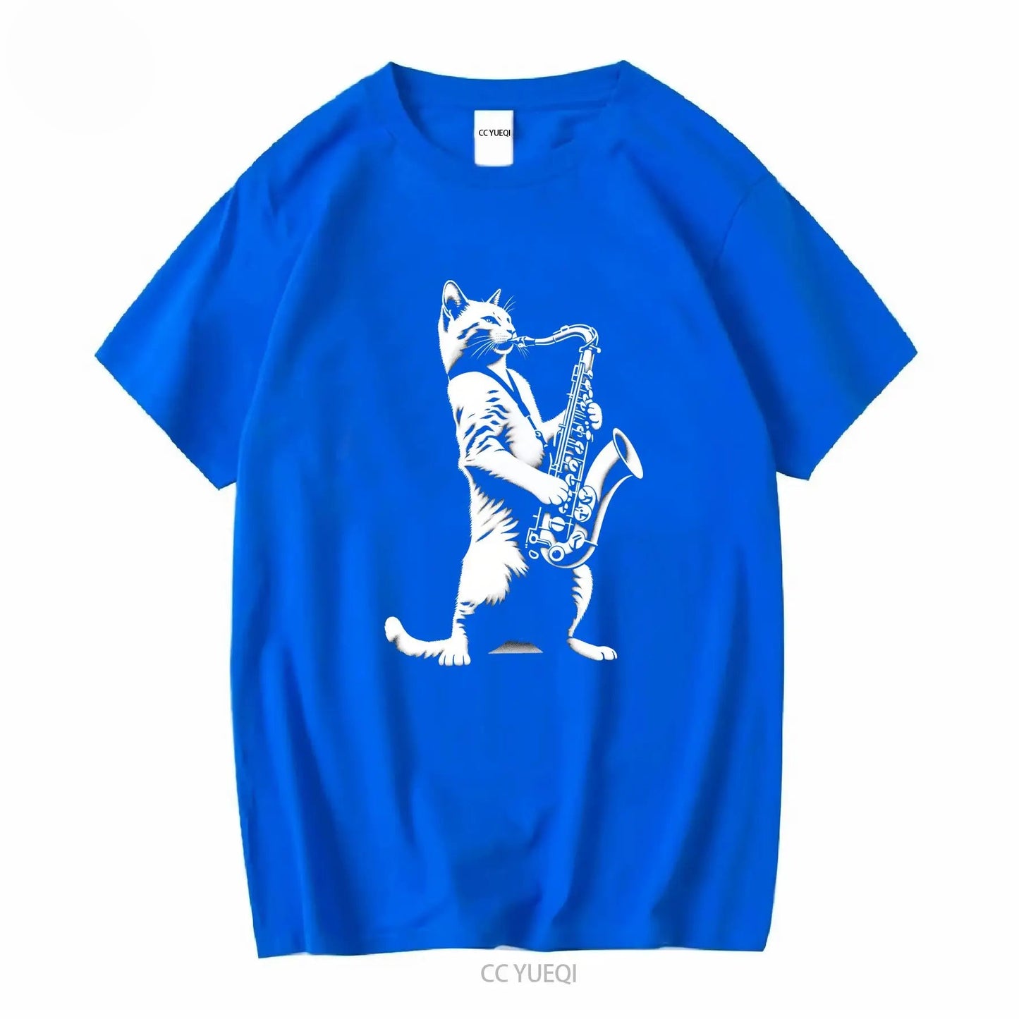 Cat Playing Saxophone Shirt